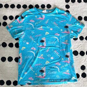 The Urban Heritage Festival 80s Style Surf T-Shirt Short Sleeve Tee